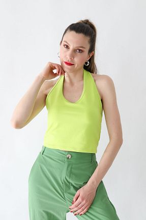 بلوز سبز زنانه ساده Butik Suat - کد 261661254