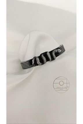دستبند نقره مردانه 925 عیار Omar - کد 774768066