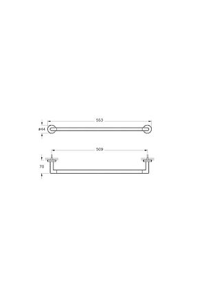 آویز حمام متالیک VitrA - کد 36254523