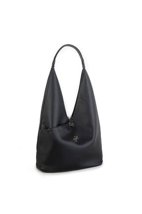 کیف دوشی مشکی زنانه چرم مصنوعی Nas Bag - کد 864981300