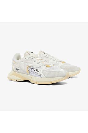 کفش اسنیکر سفید زنانه بند دار Lacoste - کد 848134026