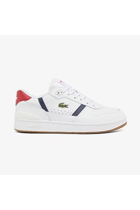کفش اسنیکر سفید مردانه بند دار Lacoste - کد 864975737