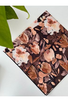 روسری قهوه ای پنبه ای Emproyal - کد 864981412