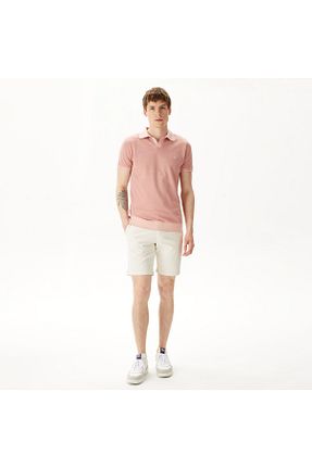 شلوارک و برمودا بژ مردانه اسلیم فیت Lacoste - کد 826137771