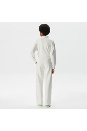 شلوار کرمگن سفید زنانه پنبه پلی استر Lacoste - کد 769562543