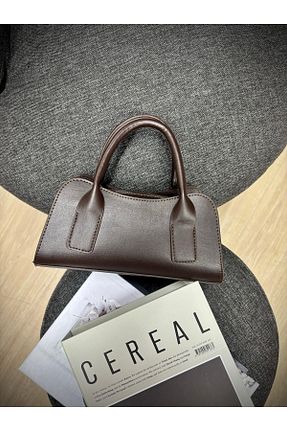 کیف دوشی قهوه ای زنانه چرم مصنوعی BEİZA - کد 864990226