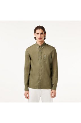 پیراهن خاکی مردانه رگولار Lacoste - کد 826054949