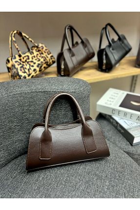 کیف دوشی قهوه ای زنانه چرم مصنوعی BEİZA - کد 864990226