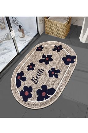 پادری حمام بژ پلی استر Chilai Home - کد 865003289
