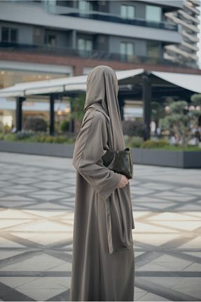 کلاه و ابایا خاکی زنانه پنبه ای ESRA KILCI - کد 864995456