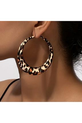 گوشواره جواهر طلائی برنجی TAKİŞKO - کد 865011766