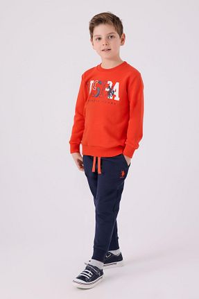 ست لباس راحتی صورتی بچه گانه چاپی U.S. Polo Assn. - کد 865030771