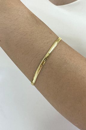 دستبند طلا طلائی زنانه 14 عیار ZÜMRÜT SARRAF - کد 362325184