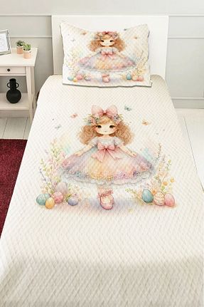 پیکه و ست پیکه تکنفره بژ فلانل Else Dekor - کد 865035247