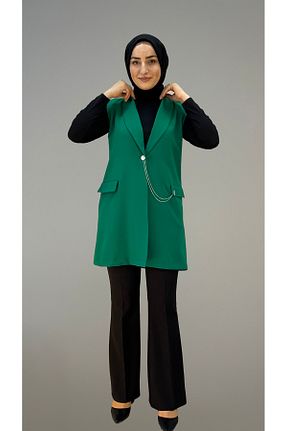 جلیقه سبز زنانه رگولار Taşpınar Butik - کد 865040870