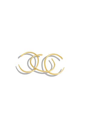النگو رنگی زنانه 22 عیار Kadir Jewellery - کد 825185597