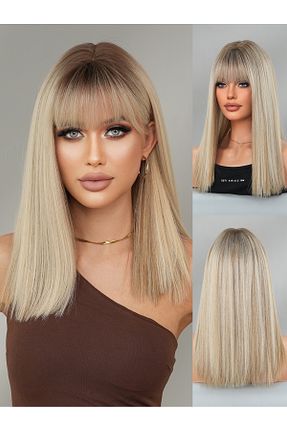 کلاه گیس زرد زنانه Fenomen Peruk - کد 865113349
