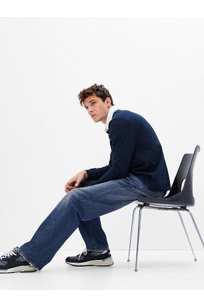 شلوار جین آبی مردانه پاچه لوله تفنگی GAP - کد 761624553