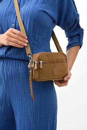 کیف دوشی قهوه ای زنانه پارچه ای Baginn - کد 865076583