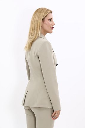 کت قهوه ای زنانه Blazer ÖNDER ÖZSOY - کد 865081241