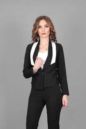 کت مشکی زنانه Comfort ÖNDER ÖZSOY - کد 242232061