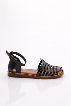صندل مشکی زنانه پاشنه تخت Dgn - کد 865079695