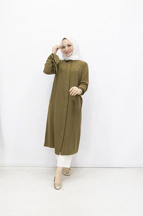 پیراهن حجاب سبز زنانه رگولار Armine - کد 865089055