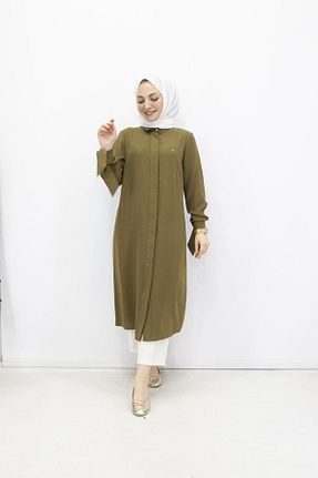 پیراهن حجاب سبز زنانه رگولار Armine - کد 865089055