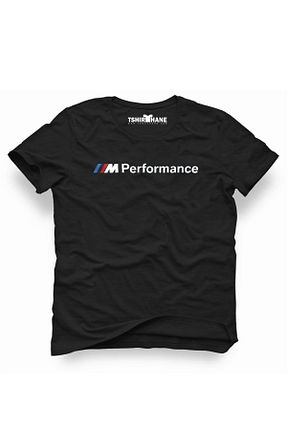 تیشرت مشکی مردانه یقه دوچرخه Tshirthane - کد 732263936