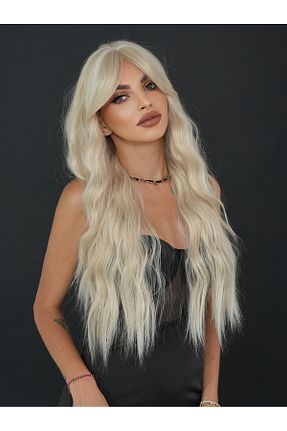 کلاه گیس زرد زنانه Fenomen Peruk - کد 865152508