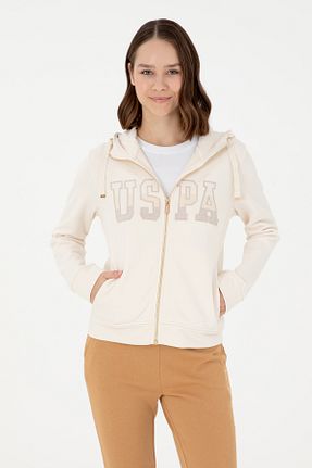 سوئیشرت بژ زنانه ساده U.S. Polo Assn. - کد 865152940