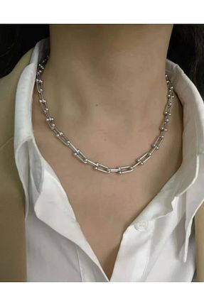 گردنبند استیل ( فولاد ) رنگی زنانه استیل (فولاد) YASİN TOPÇU - کد 865151323