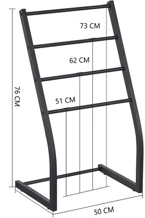 نظم دهنده حمام مشکی فلزی LuLu Home - کد 865155719