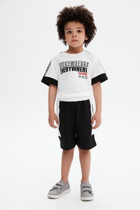 شلوارک و برمودا مشکی بچه گانه پارچه Bikkembergs - کد 684552521