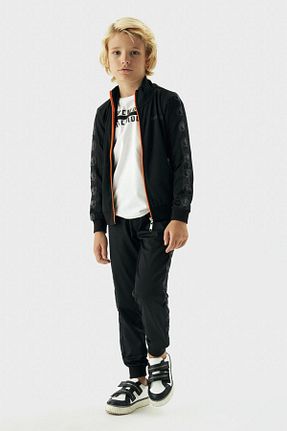 ست گرمکن مشکی بچه گانه پنبه ای Bikkembergs - کد 762279852