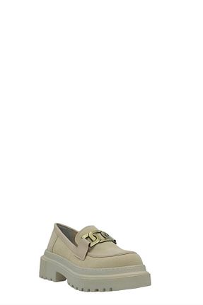 کفش لوفر بژ زنانه چرم مصنوعی Moulin Shoes - کد 755528873