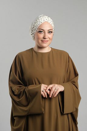 کلاه شنای حجاب بژ زنانه HÜRREM BONE - کد 865162560