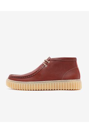 بوت / نیم بوت قهوه ای مردانه پاشنه تخت CLARKS - کد 865173548
