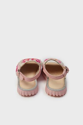 صندل طوسی بچه گانه پاشنه تخت GB Baby - کد 832712513