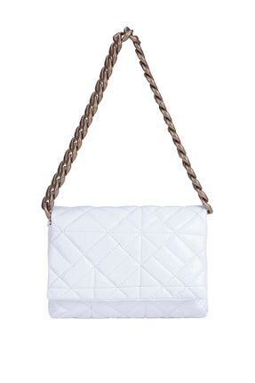 کیف دوشی سفید زنانه چرم مصنوعی Judour Bags - کد 865172823