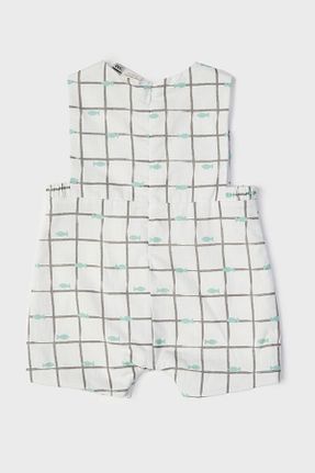 سرهمی قهوه ای بچه گانه آستین استاندارد Layette - کد 812333401