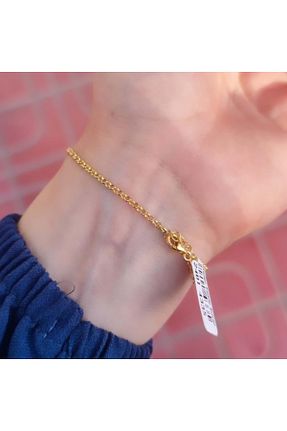دستبند نقره طلائی زنانه 925 عیار Güler Yüzlü Silver - کد 756878882