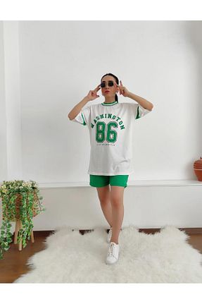 ست بالاتنه و پائین تنه سفید زنانه بافتنی Altı Üstü Butik - کد 865193583