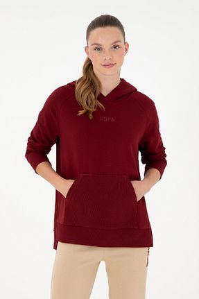 سوئیشرت قهوه ای زنانه ساده U.S. Polo Assn. - کد 865197445