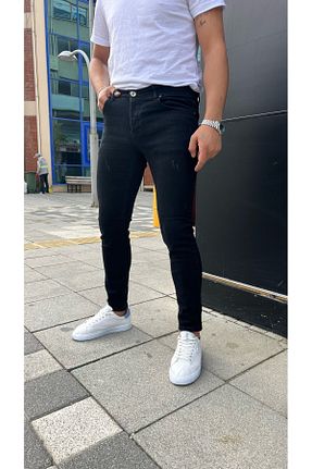 شلوار جین مشکی مردانه پاچه تنگ Ser Joven - کد 90337080