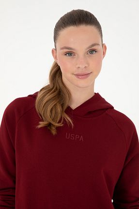 سوئیشرت قهوه ای زنانه ساده U.S. Polo Assn. - کد 865197445