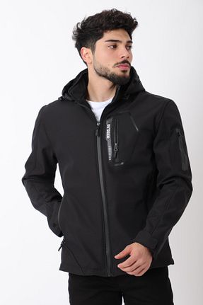 کاپشن مشکی مردانه اسلیم فیت Stilkombin - کد 865191163