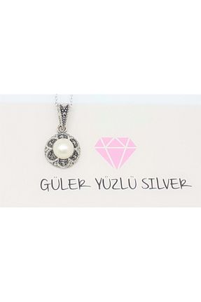 گردنبند نقره طلائی زنانه 925 عیار Gys - کد 73670439