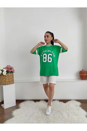 ست بالاتنه و پائین تنه سبز زنانه بافتنی Altı Üstü Butik - کد 865195011