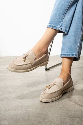 کفش لوفر بژ زنانه جیر Katrina shoes - کد 832950128